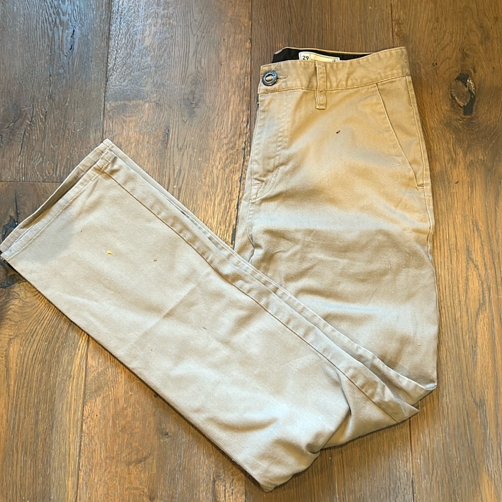 Volcom size 29 tan pants